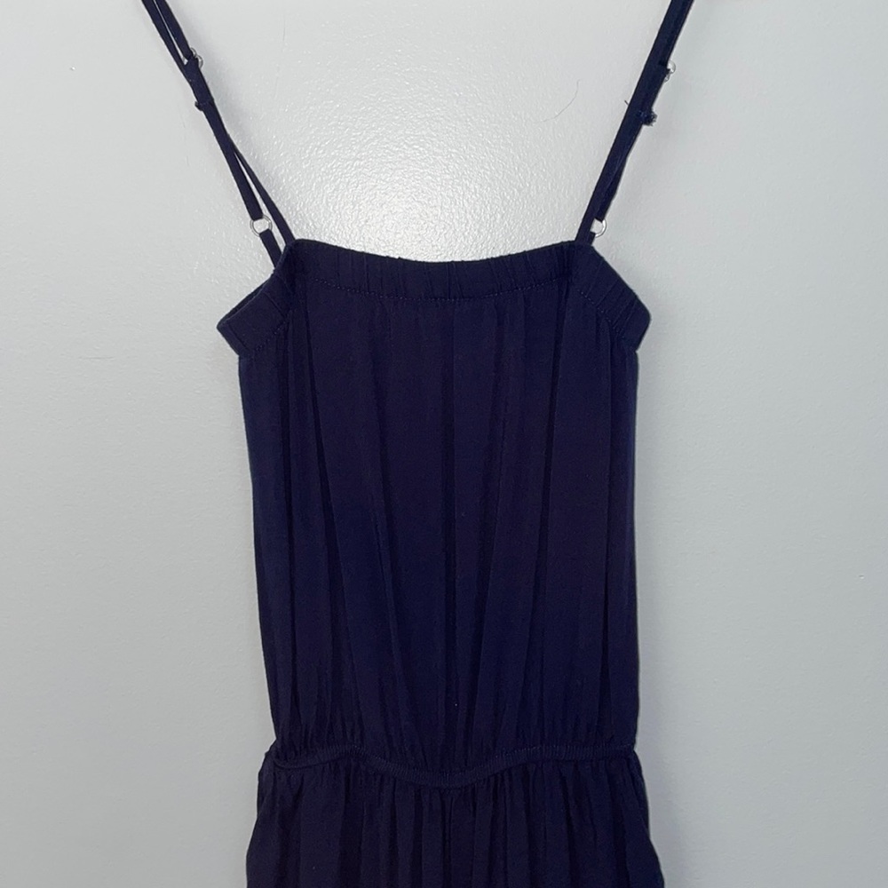 Necessary Objects Navy Jumpsuit Xs With Pockets - image 1